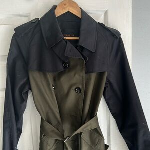 Coach Two-Tone Trench Coat
